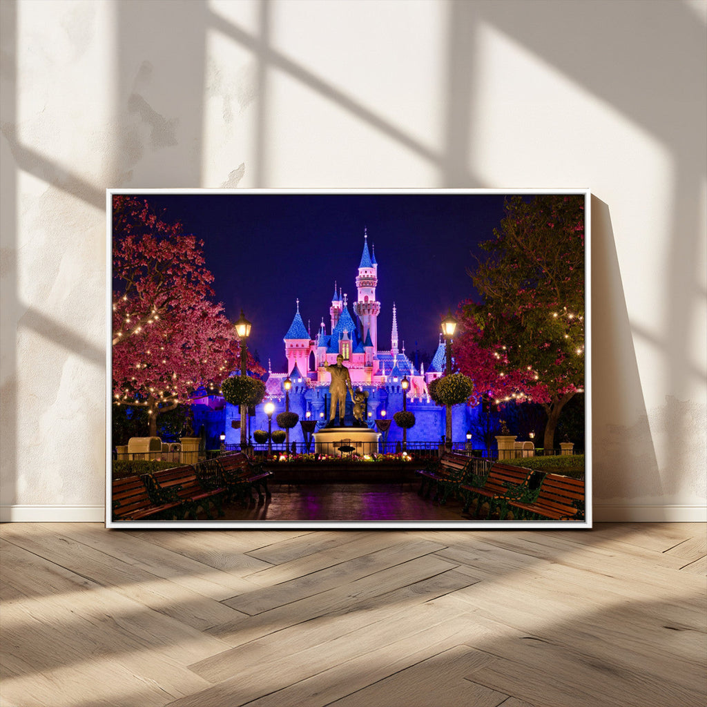 Disney Castle Wall Art | Framed Magic Kingdom Canvas