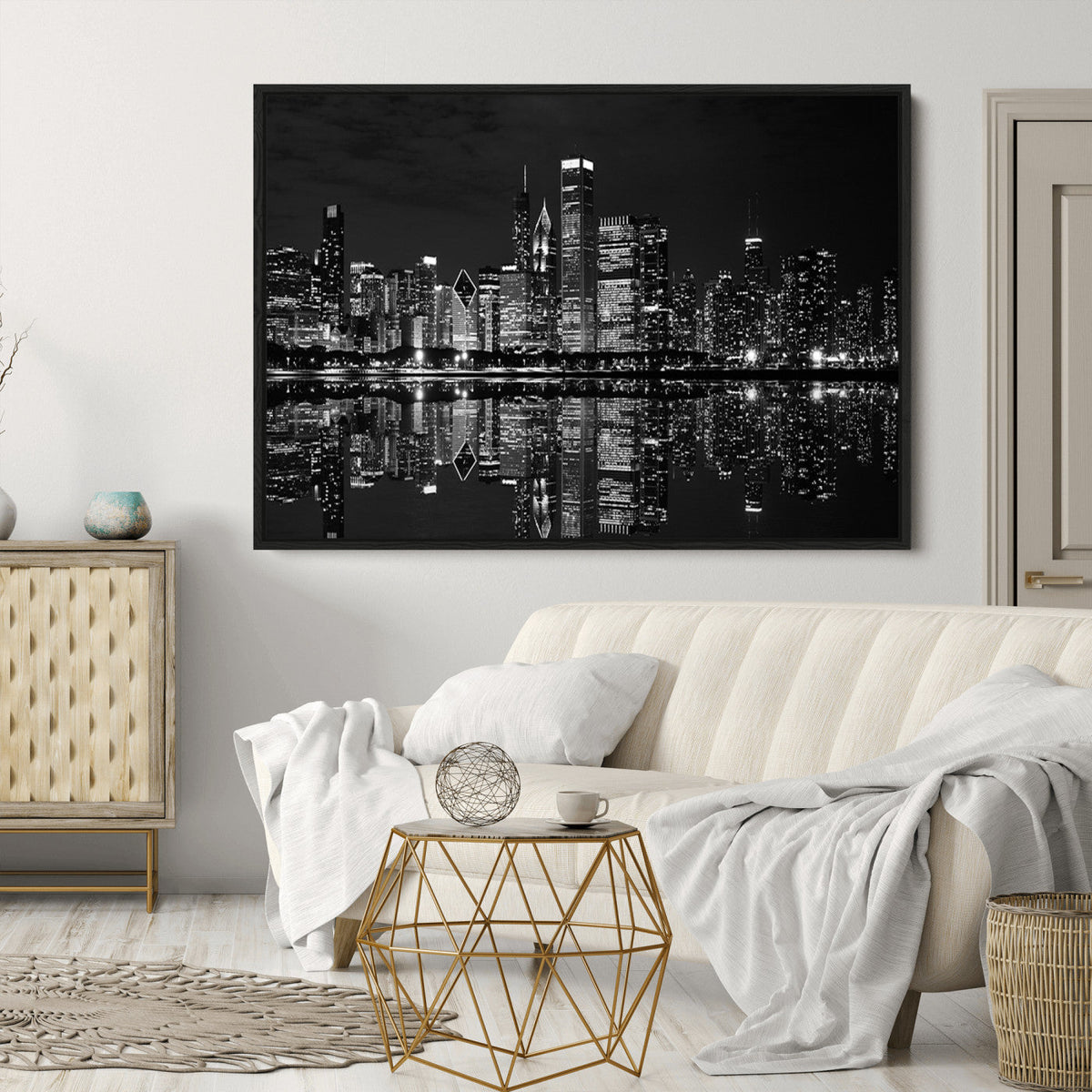 Chicago Wall Art Canvas Print