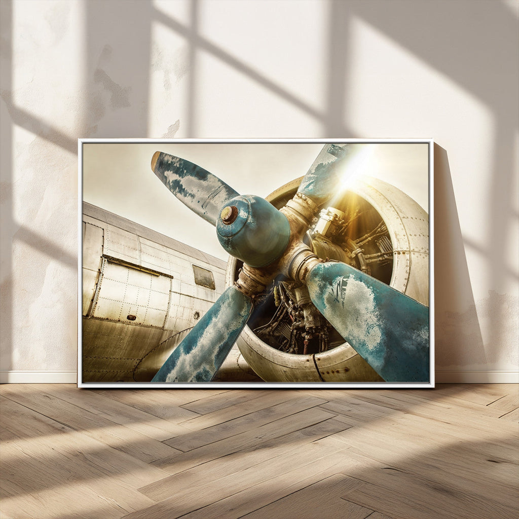 Vintage Airplane Canvas Print