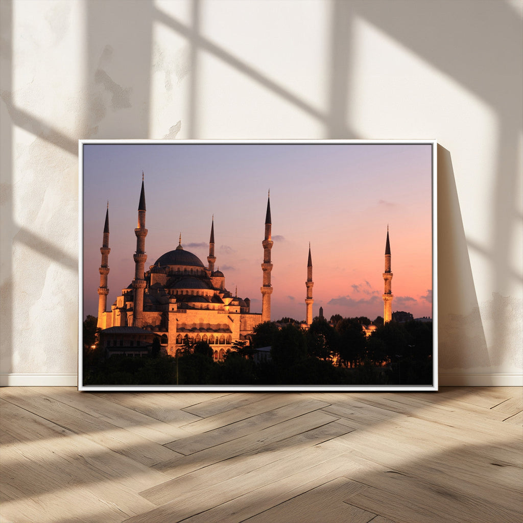 Wall Art Turkey Istanbul Skyline Canvas Print