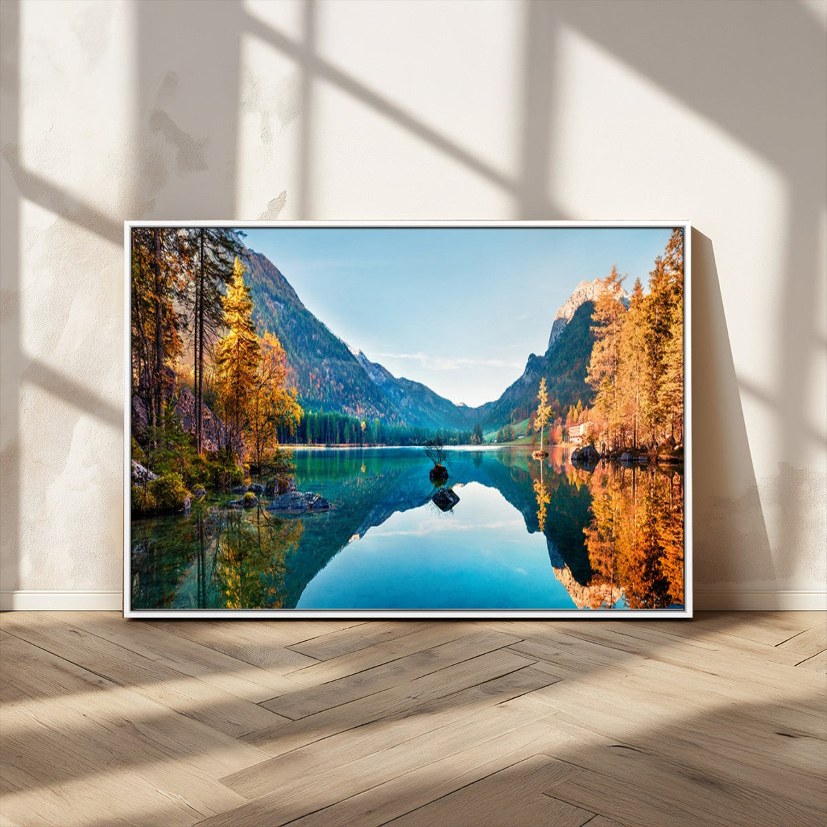 Fantastic Autumn Panorama Wall Art Canvas Print