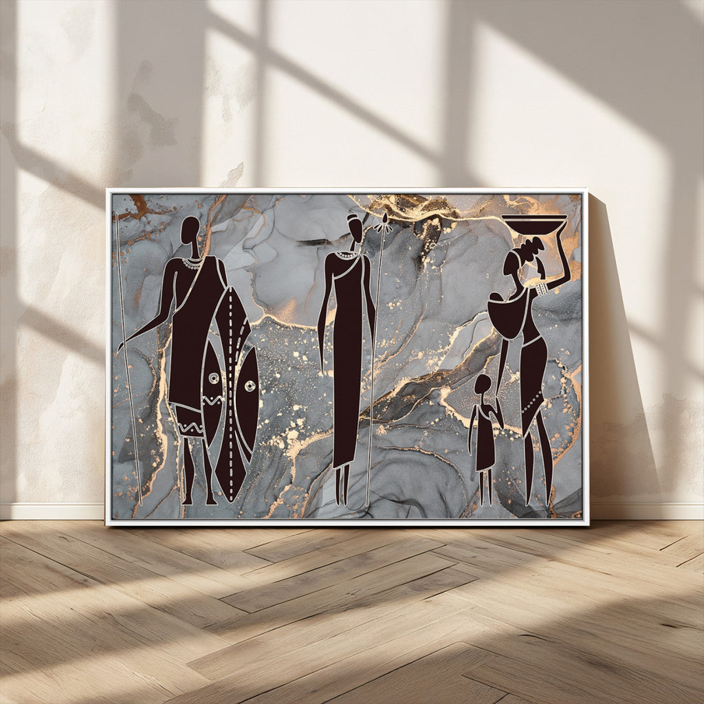 African American Wall Art | Elegant African Women Canvas Print