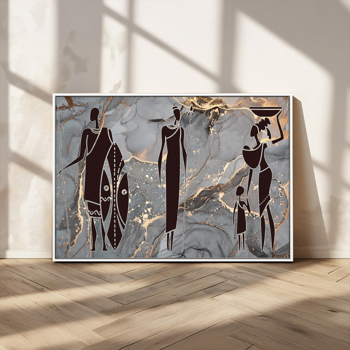 African American Wall Art | Elegant African Women Canvas Print