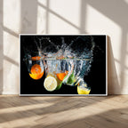 Kitchen Wall Art, Kitchen Fruits Art Canvas Print