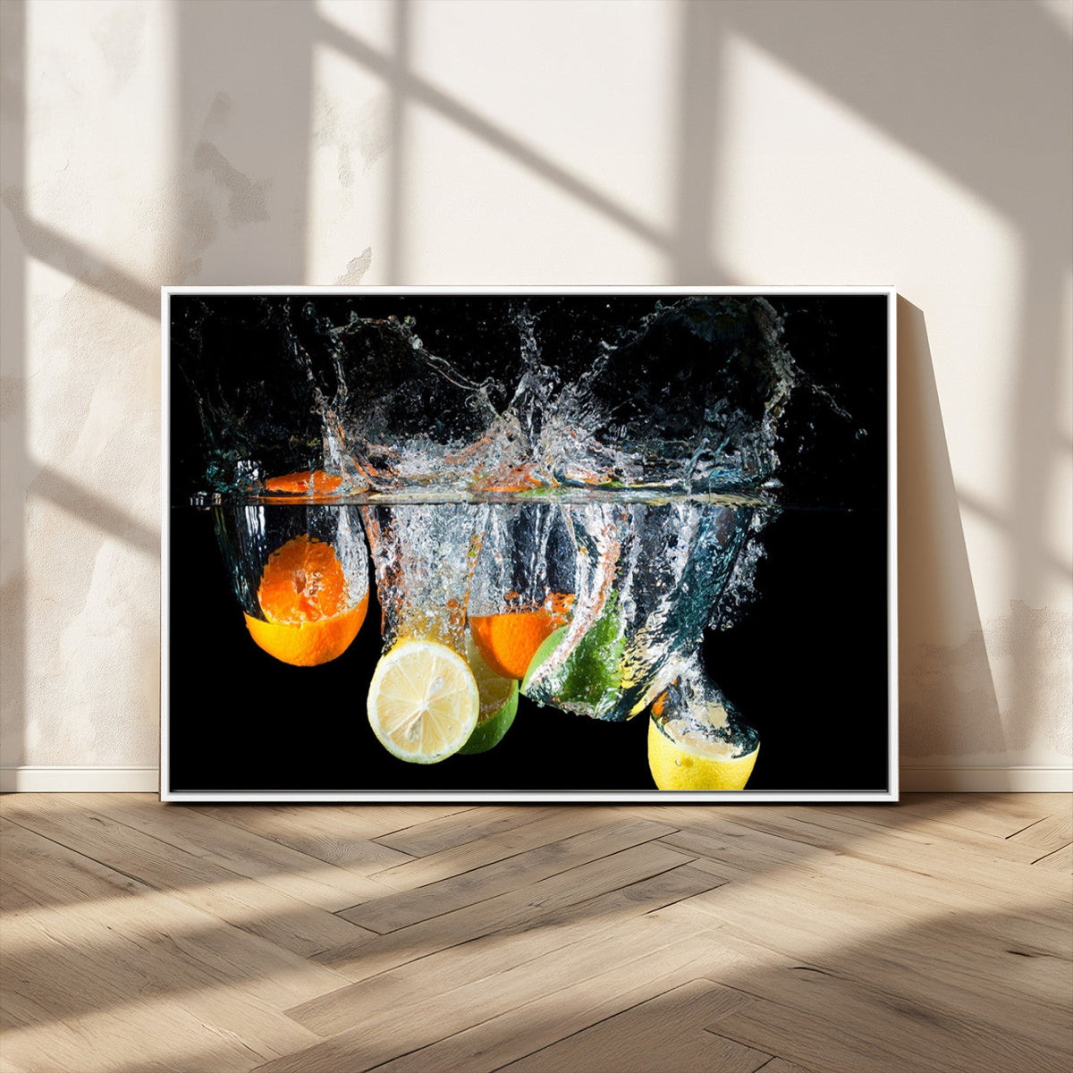 Kitchen Wall Art, Kitchen Fruits Art Canvas Print