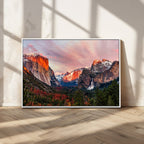 Yosemite Half Dome Wall Art Canvas Print El Capitan