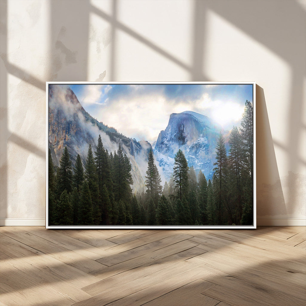 Half Dome Yosemite California Wall Art Canvas Print El Capitan