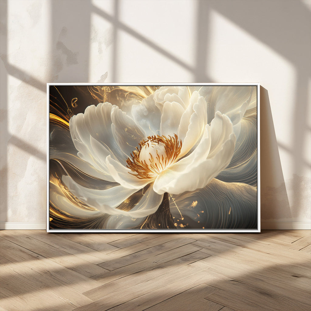Abstract Floral Wall Art Canvas Print