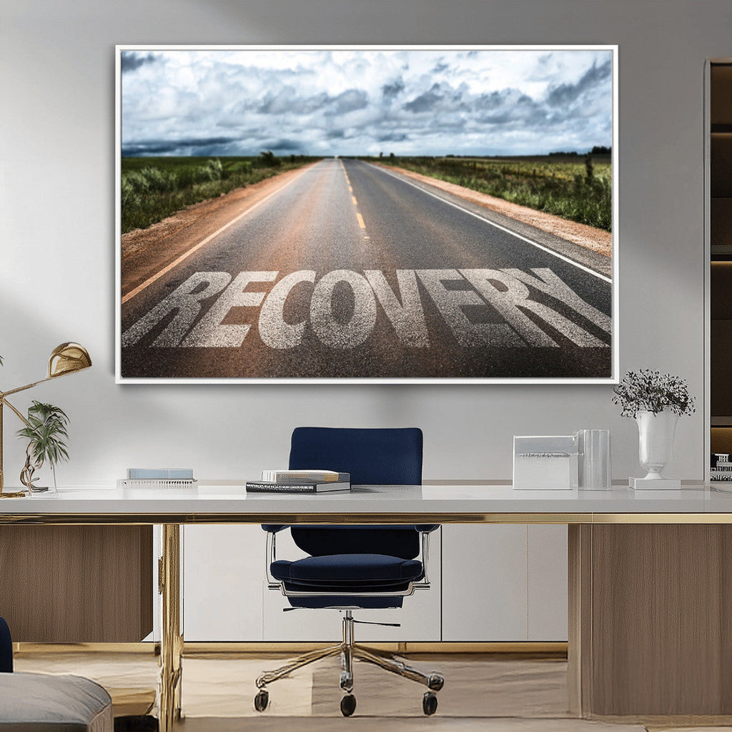 Recovery Road Wall Art Canvas Print
