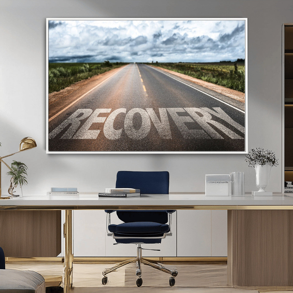 Recovery Road Wall Art Canvas Print