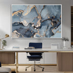 Multipanel Marble Fluid Effect Wall Art Abstract Canvas Wall Art Print