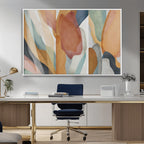 Boho Wall Art Canvas Print Set, Watercolor Boho Wall Art