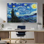 Vincent Van Gogh The Starry Night Abstract Wall Art Canvas Print