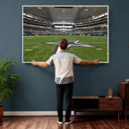 Dallas Cowboys Football Team Print - Arlington AT&T Stadium