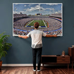 Buffalo Bills Highmark Stadium Wall Art Canvas Print, Bills Game Day Decor