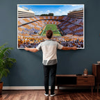 Tennessee Neyland Stadium Wall Art, Sports Arena Canvas, Framed and Ready to Hang