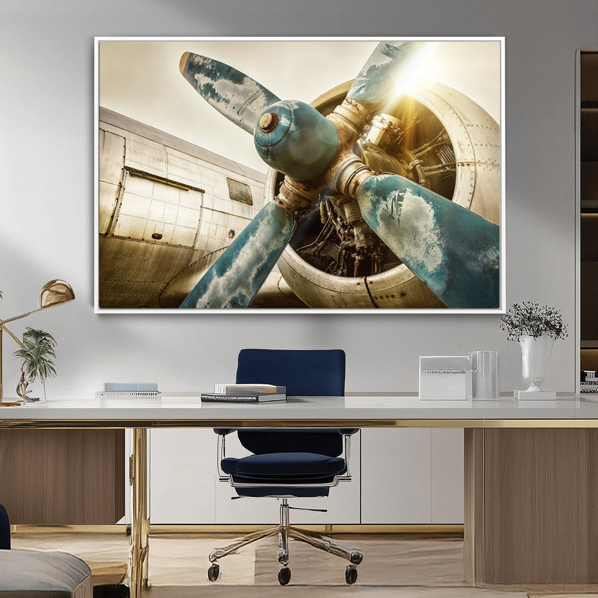 Vintage Airplane Canvas Print
