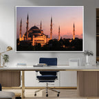 Wall Art Turkey Istanbul Skyline Canvas Print
