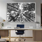 Trees Contemporary Art Canvas Print