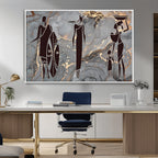 African American Wall Art | Elegant African Women Canvas Print