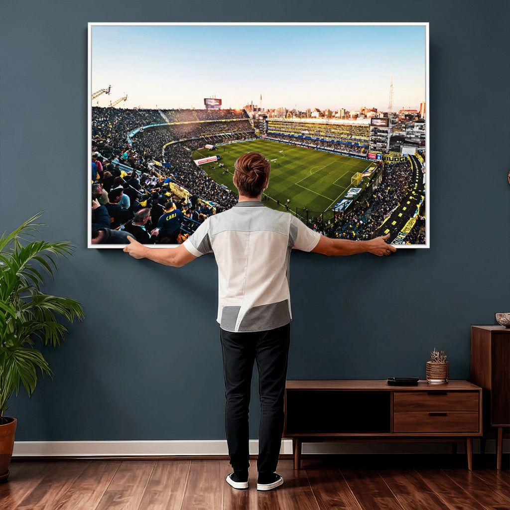Boca Juniors Soccer Team Print, Buenos Aires Bombonera