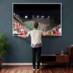 Houston Cougars Football Team Print, Houston TDECU Stadium