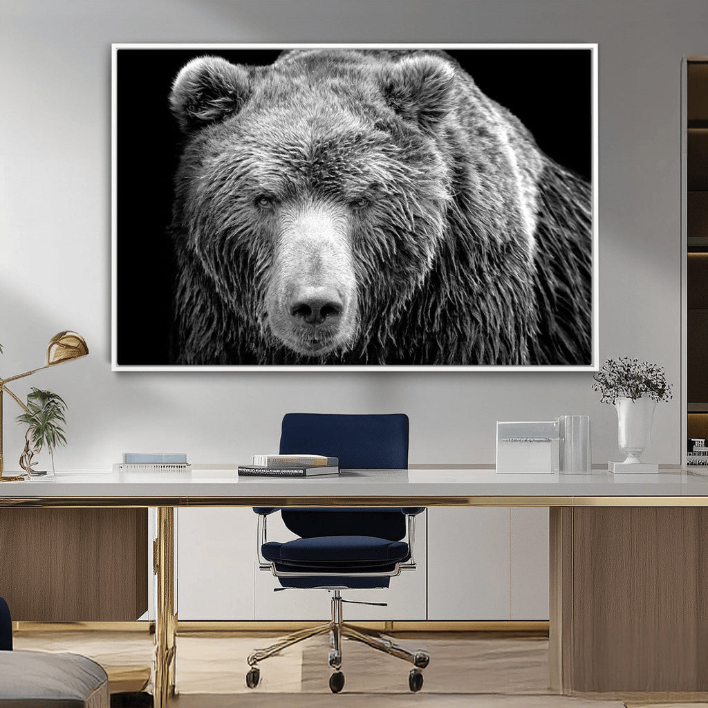 399 Grizzly Bear Canvas Print, Ready to Hang Wall Art