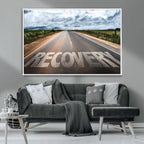 Recovery Road Wall Art Canvas Print