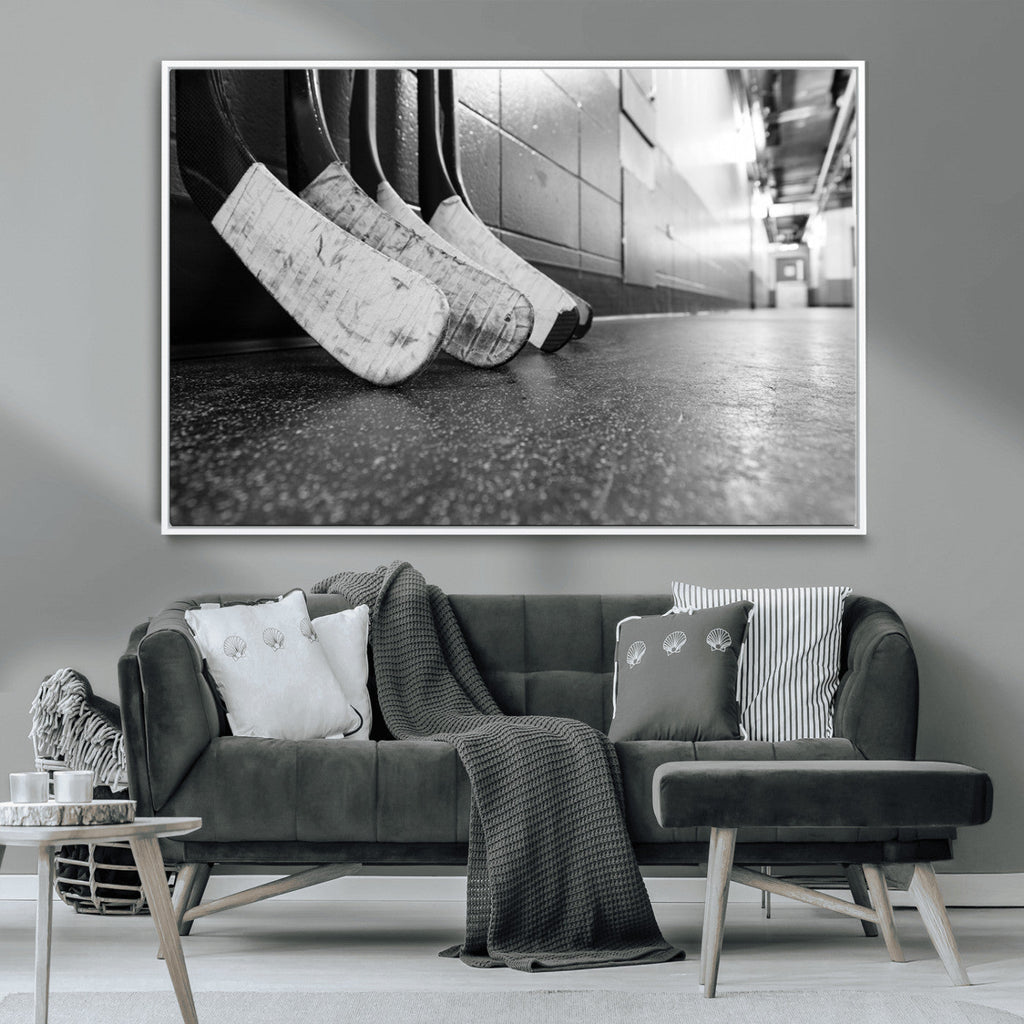 Ice Hockey Wall Art Canvas Print