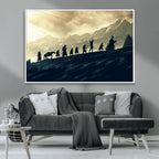 Fellowship Journey Wall Art | Fantasy Adventure Canvas Print