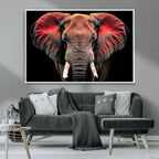 Elephant Wall Art Canvas Print