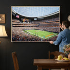 Chicago Bears Soldiers Field Wall Art Canvas Print, Framed and Ready to Hang