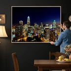 Atlanta Skyline Wall Art Canvas Print | Modern Cityscape