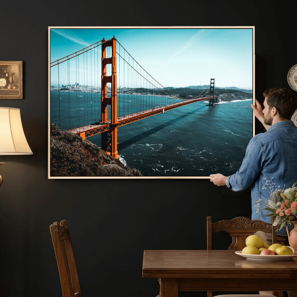 Golden Gate Bridge Wall Art Canvas Print | San Francisco Landmark Photography