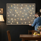 Abstract Birds Wall Art Canvas Print
