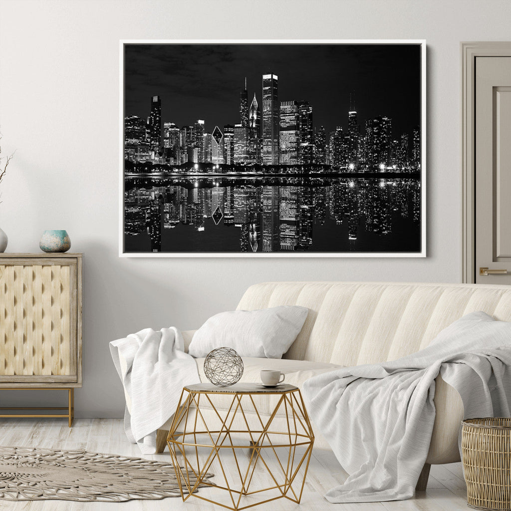Chicago Wall Art Canvas Print