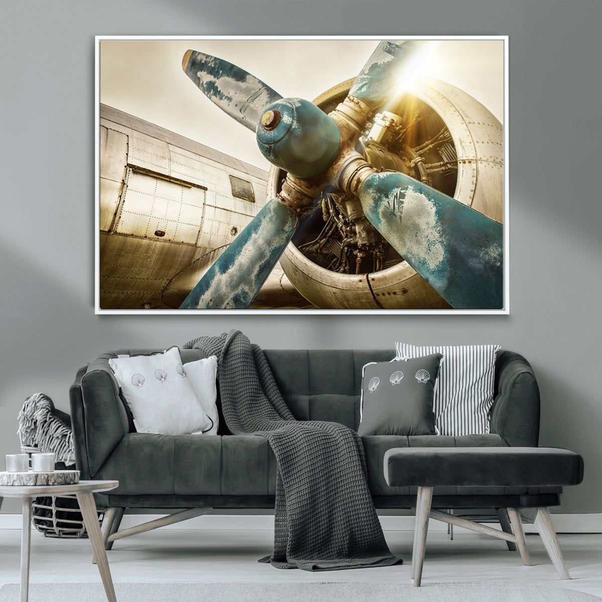 Vintage Airplane Canvas Print