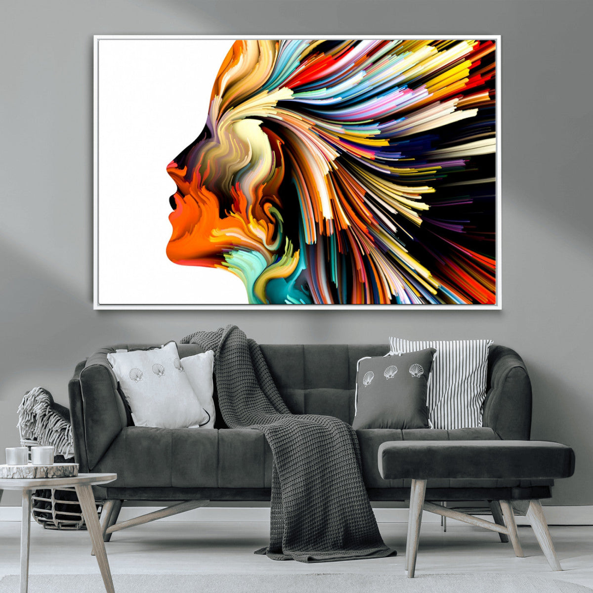 Profile Colors Canvas Print