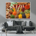 Spices Kitchen Wall Art Canvas Print