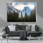 Half Dome Yosemite California Wall Art Canvas Print El Capitan