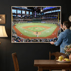 Texas Rangers Baseball Team Print, Arlington Globe Life Field Stadium Wall Art