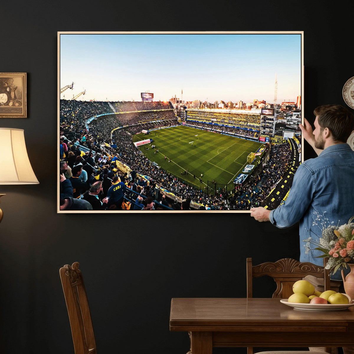 Boca Juniors Soccer Team Print, Buenos Aires Bombonera