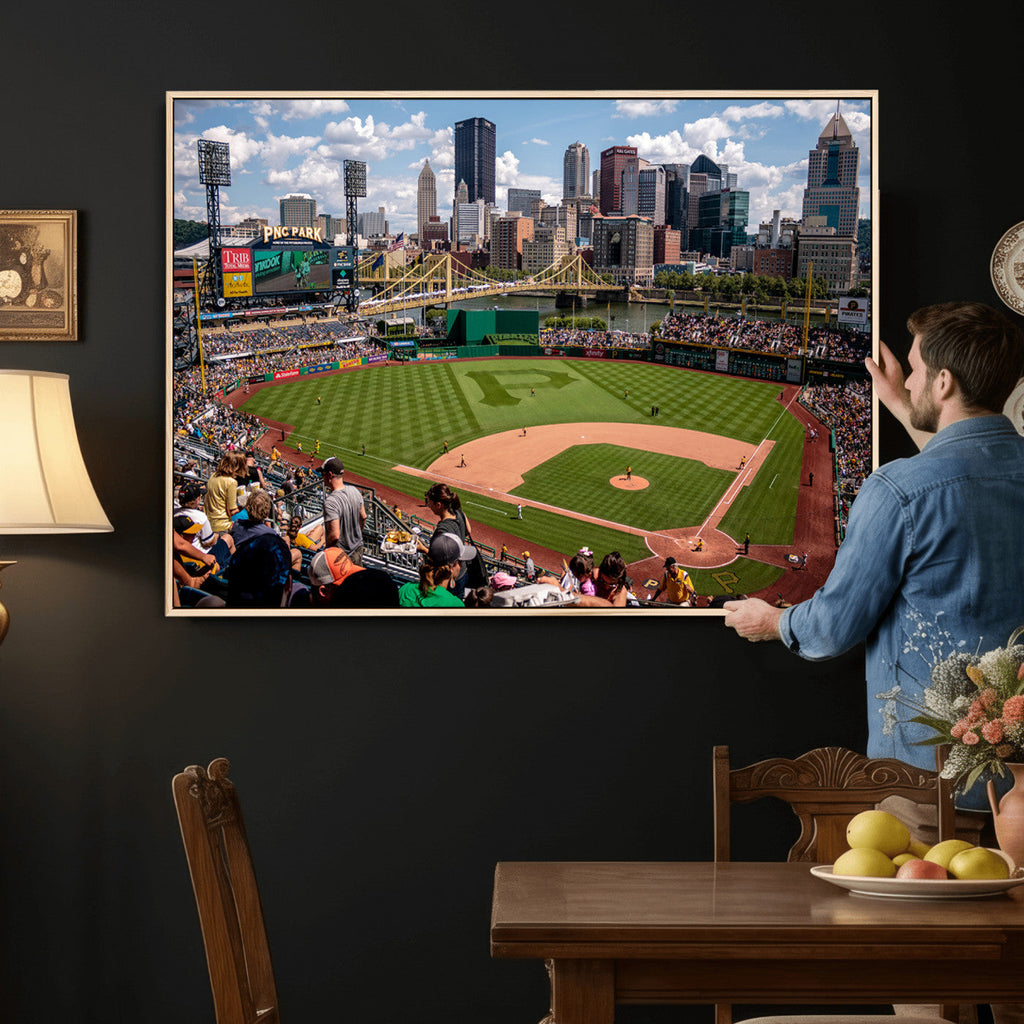 Pittsburgh Pirates Baseball Team Print, PNC Park Stadium
