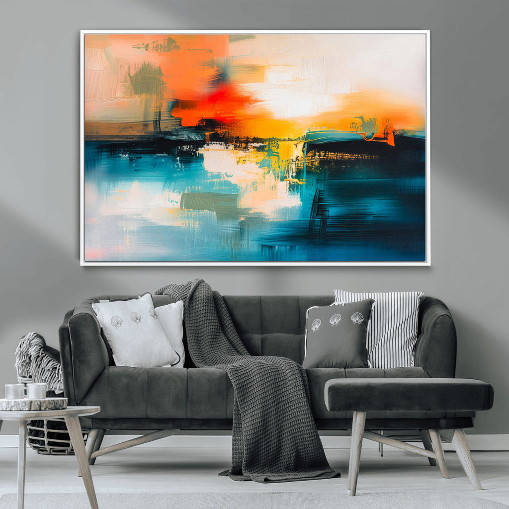 Colorful Abstract Wall Art | Bold Modern Canvas Print | Ready to Hang