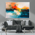 Colorful Abstract Wall Art | Bold Modern Canvas Print | Ready to Hang