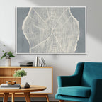 Abstract Tree Ring Wall Art Canvas Print, Framed and Ready to Hang