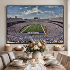 Buffalo Bills Highmark Stadium Wall Art Canvas Print, Bills Game Day Decor