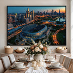 Chicago Bears Soldiers Field Wall Art Canvas Print