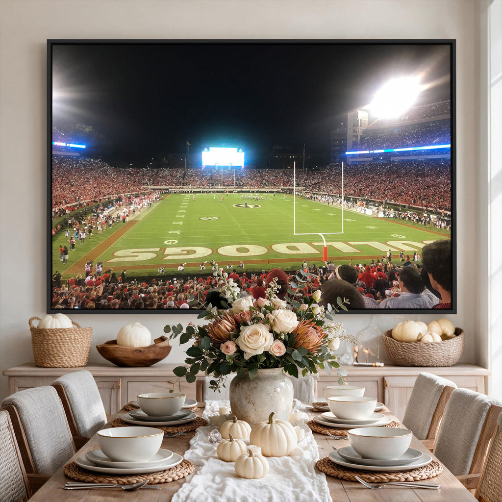 Dooley Stadium Wall Art, Sports Arena Panoramic Canvas