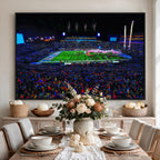 Ole Miss Rebels Vaught Hemingway Stadium Wall Art Canvas Print